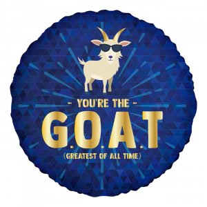 Folieballong You re the GOAT - rund 46 cm