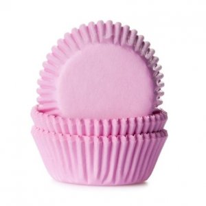 Minimuffinsformar - Ljusrosa - 60-pack