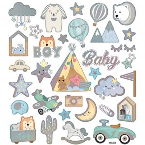 Stickers - 15x16,5cm - Baby Boy