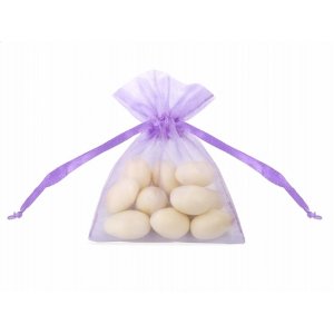 Organzapåsar - Ljuslila - 10-pack
