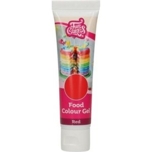 Färggel - Röd - Funcakes - 30 g