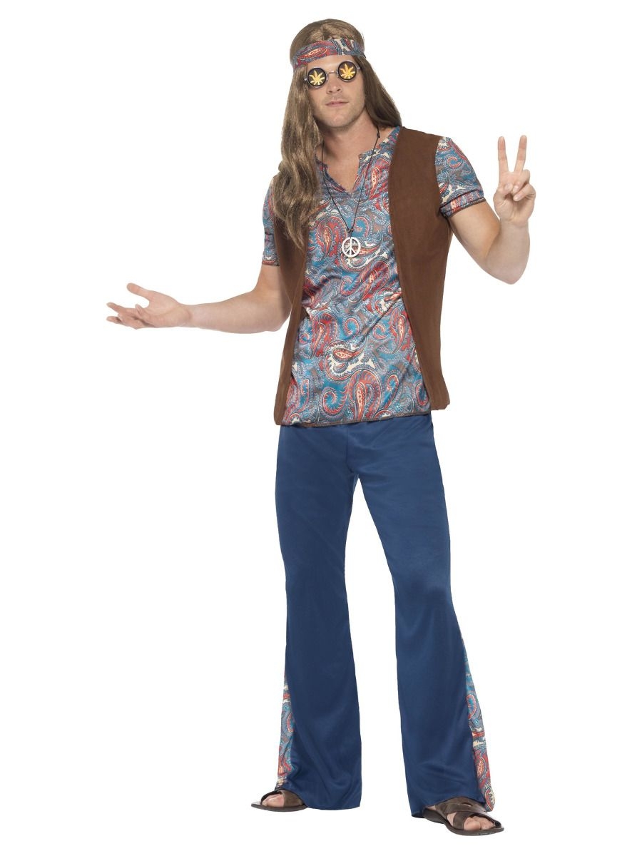 70- tals Orion the Hippie Maskeraddräkt Man L