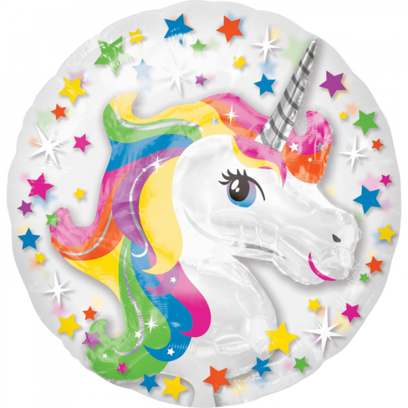 Ballong i ballong Unicorn Rainbow
