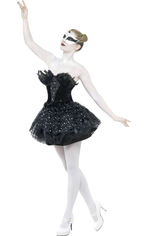 Black Swan Balettklänning Maskeraddräkt L