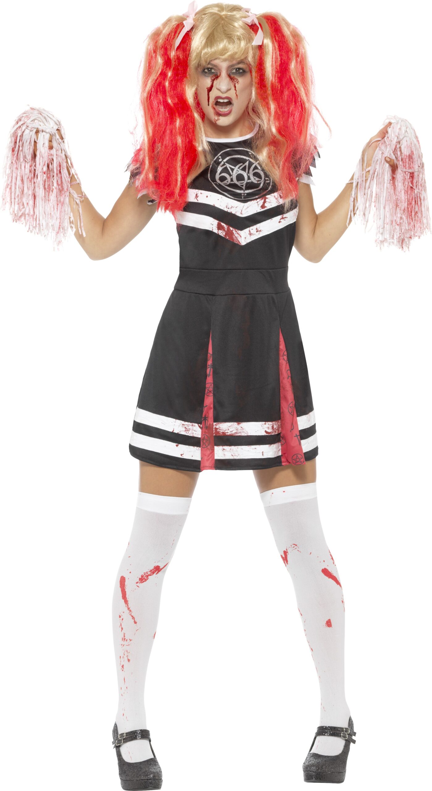 Djävuls Cheerleader Maskeraddräkt L