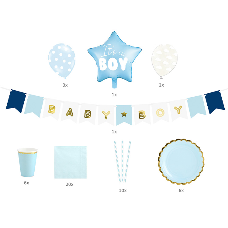 Festpaket "It's A Boy" 49-delar