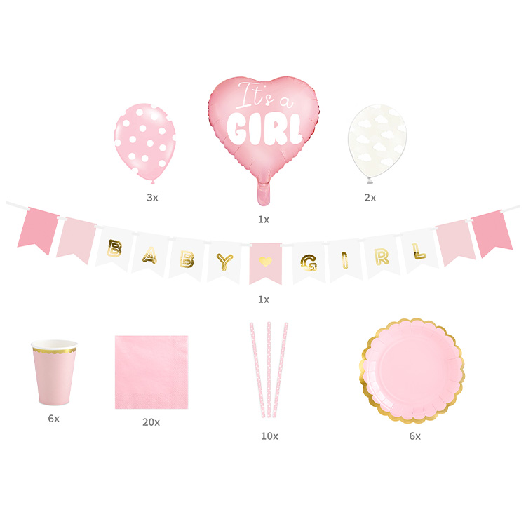 Festpaket "It's A Girl" 49-delar