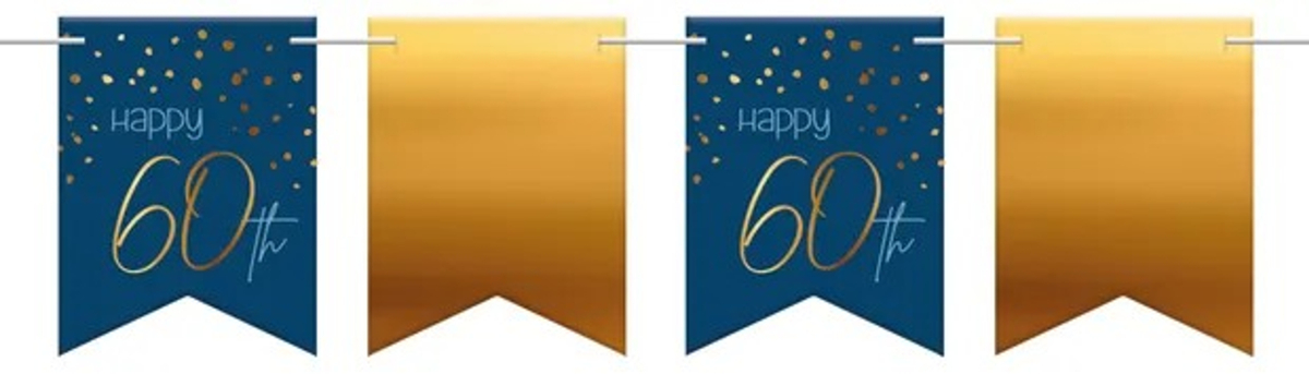 Flaggbanderoll 60 års Elegant True Blue 6 m