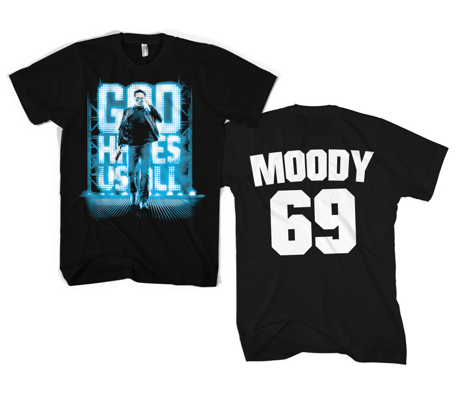 God Hates Us All - Moody 69 T-Shirt (Black) XXL