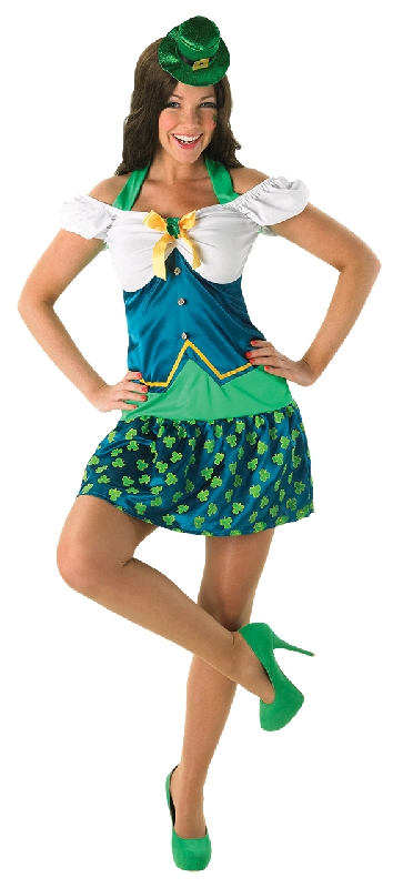 Leprechaun Klänning Maskeraddräkt L