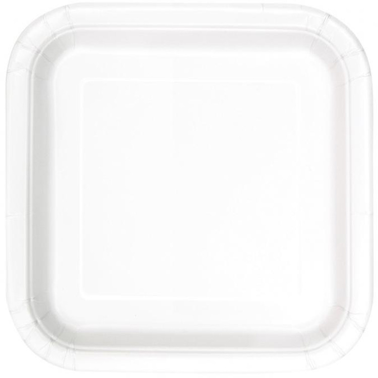 Pappersassiette Vit 18cm 16-pack
