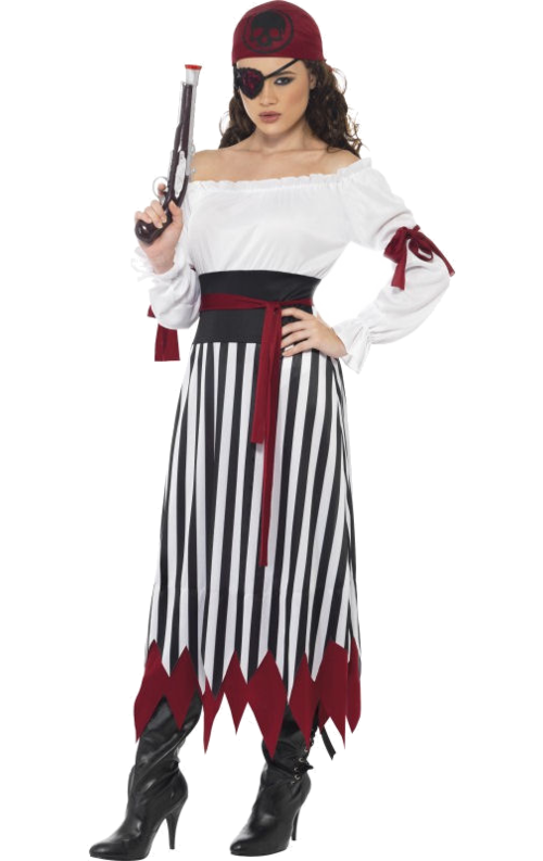 Piratdräkt dam S