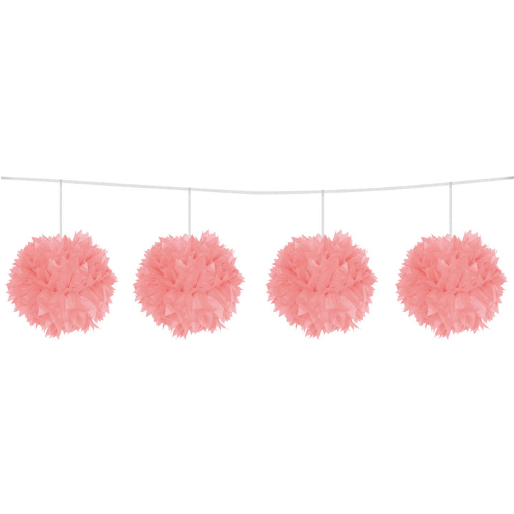 Pompom Girlang rosa 3 m