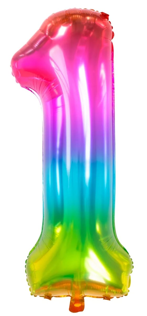 Sifferballong Yummy gummy 81 cm (nummer 1)