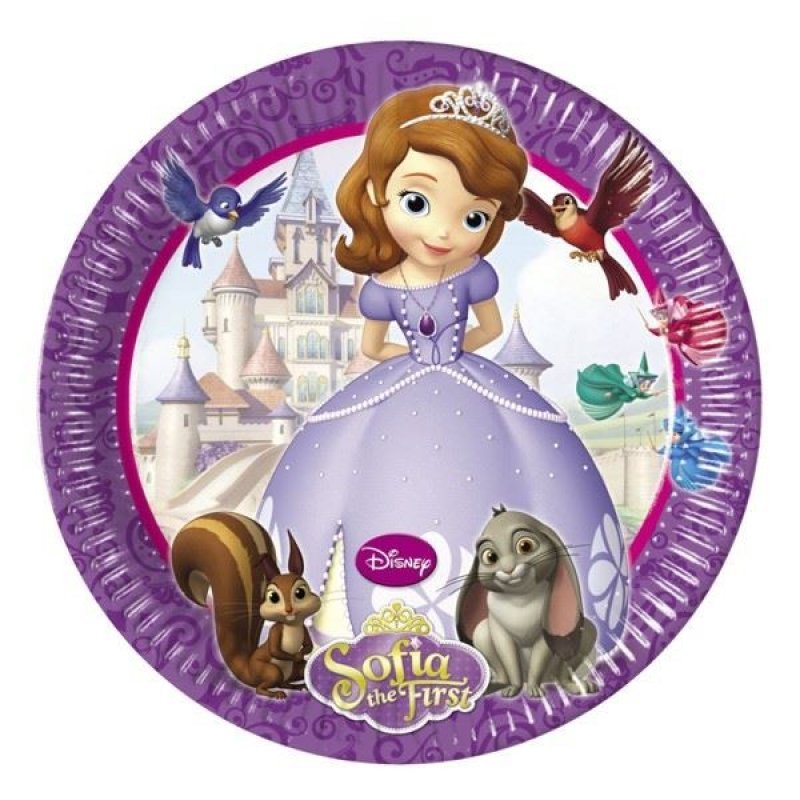Sofia den första Pappersassiette 8-pack