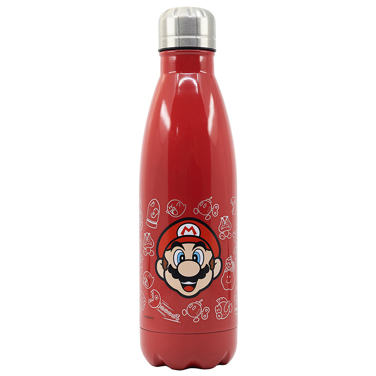 Super Mario Vattenflaska Rostfritt Stål