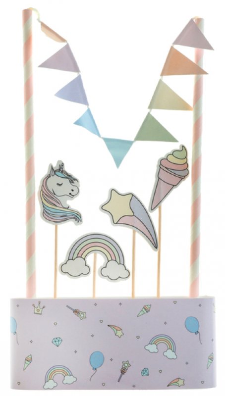 Tårtdekoration Unicorn / Enhörning