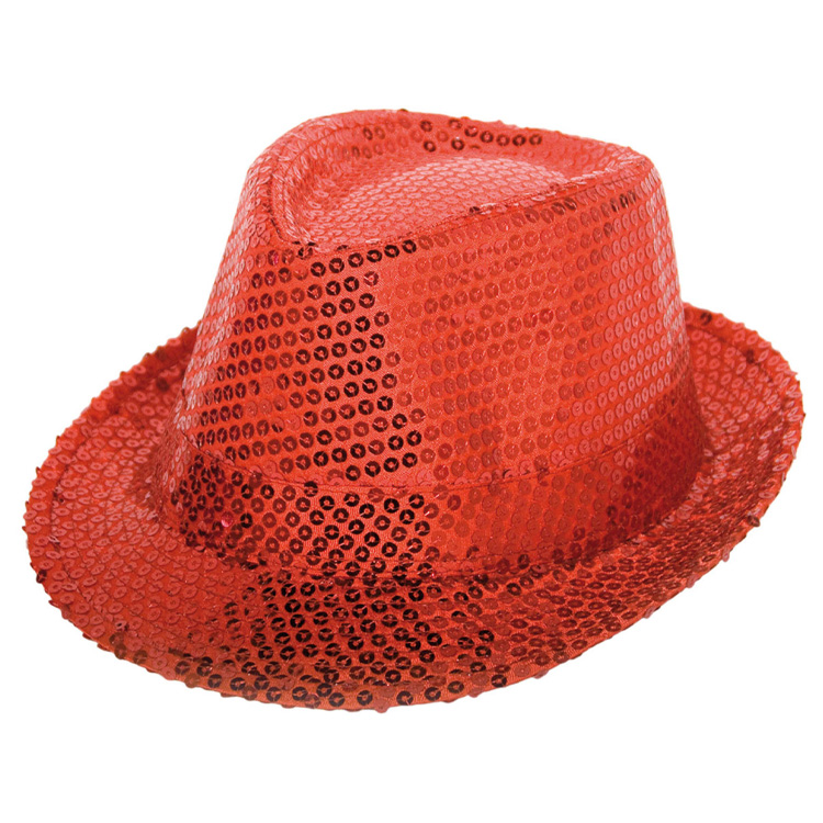 Trilbyhatt Röd