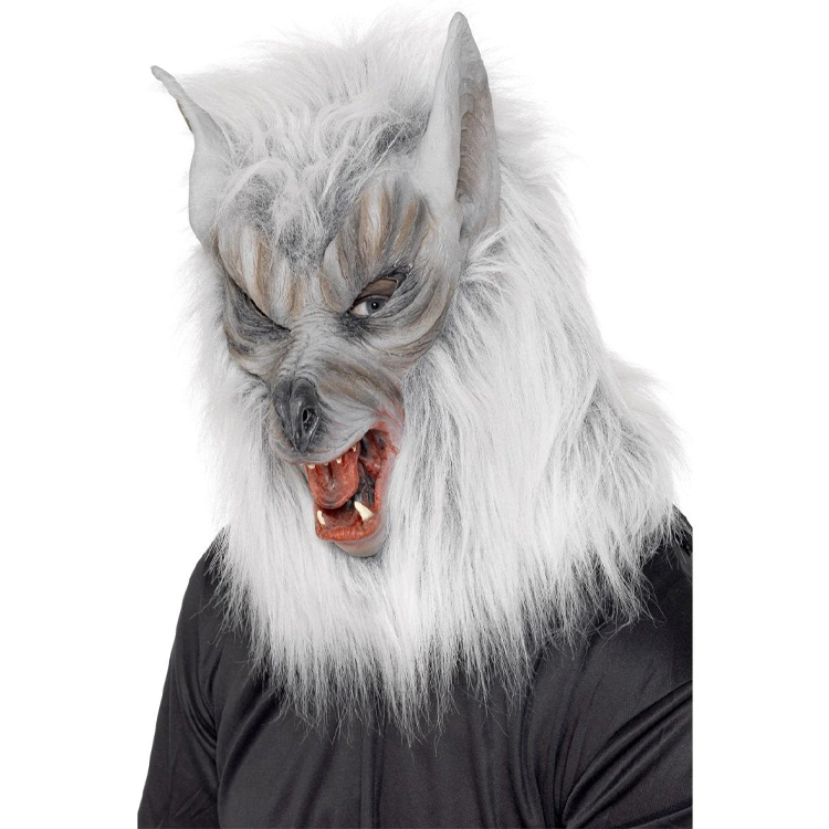 Vargmask Med Päls