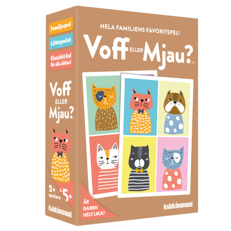 Voff Eller Mjau? - Sällskapsspel (SE)