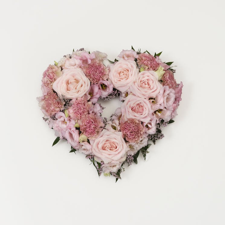 Avsked, öppet blomsterhjärta
