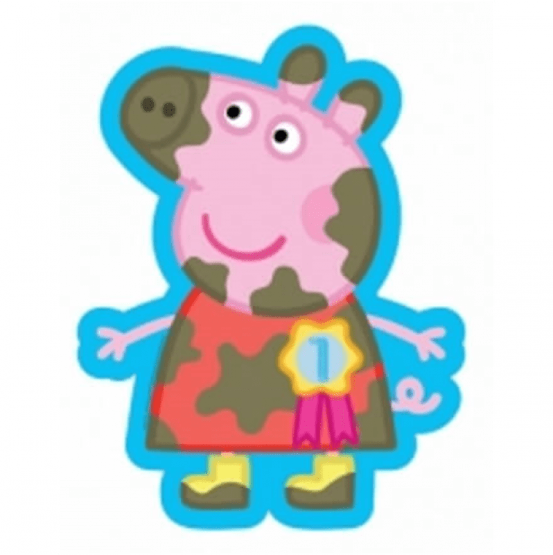 Heliumballong Greta Gris / Peppa Pig 56 cm hög