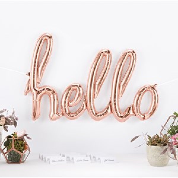 Heliumballong hello - hello world
