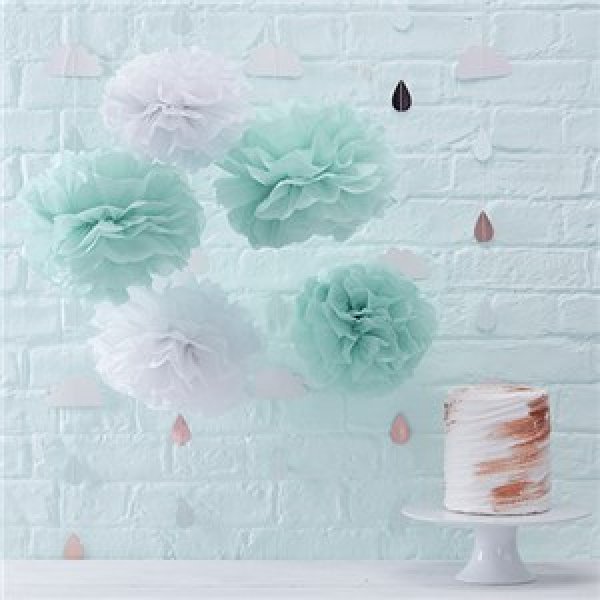 Pom poms hello world - 5 pack