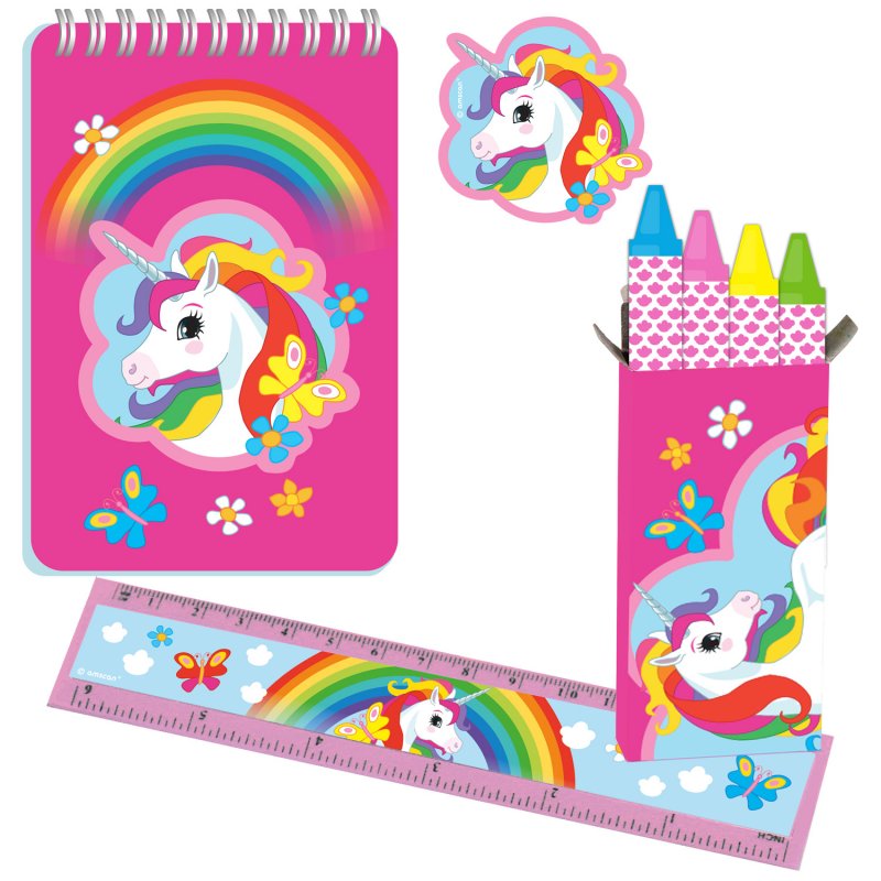 Skrivset Unicron Rainbow 20 delar