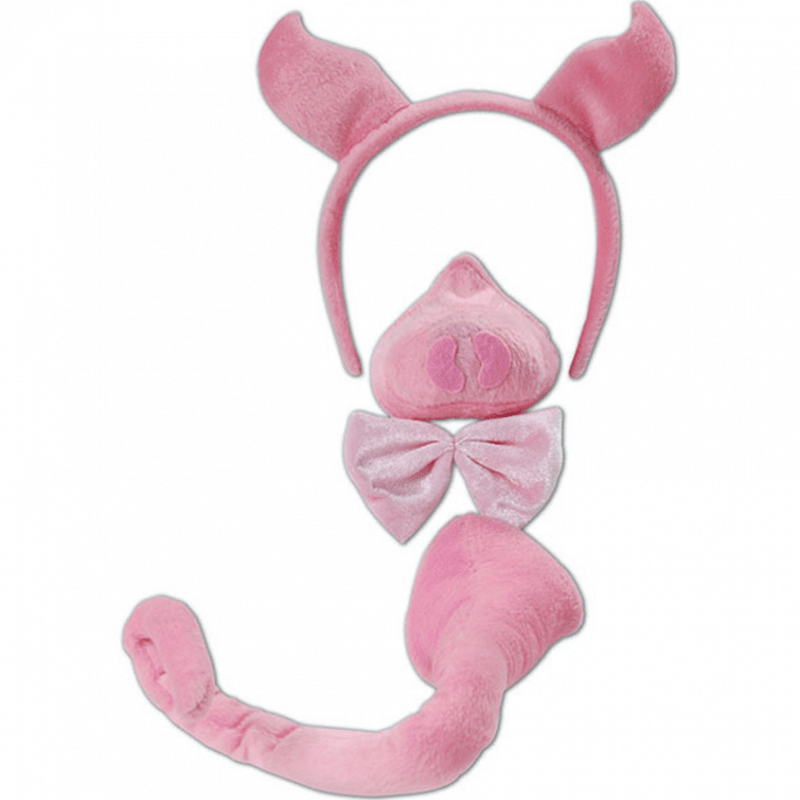 Maskeradset Greta Gris / Peppa Pig med ljud