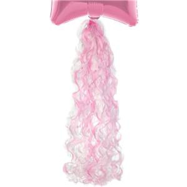 Ballongsvans rosa toner