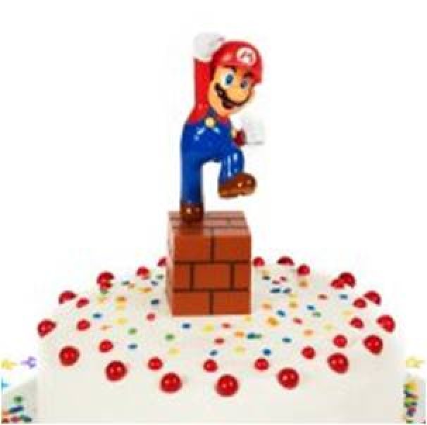 Tårtdekoration Super Mario Bros