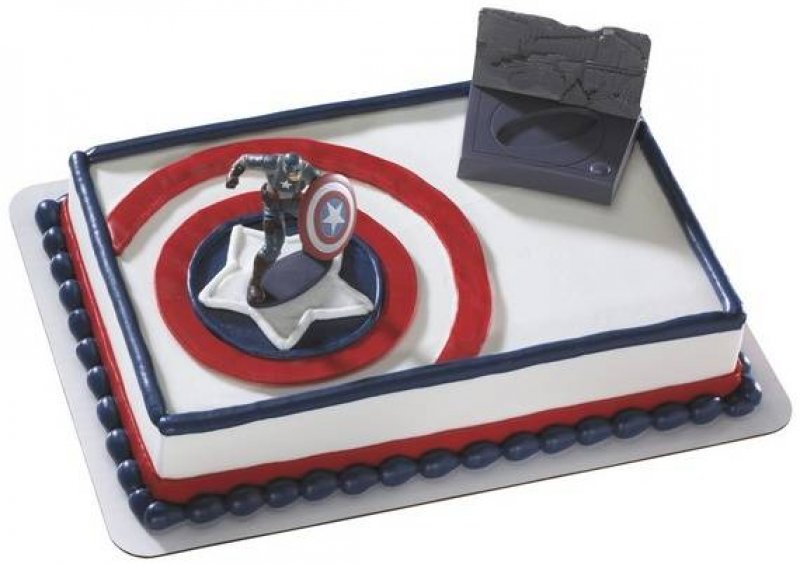 Tårtdekoration Avengers 3 delar