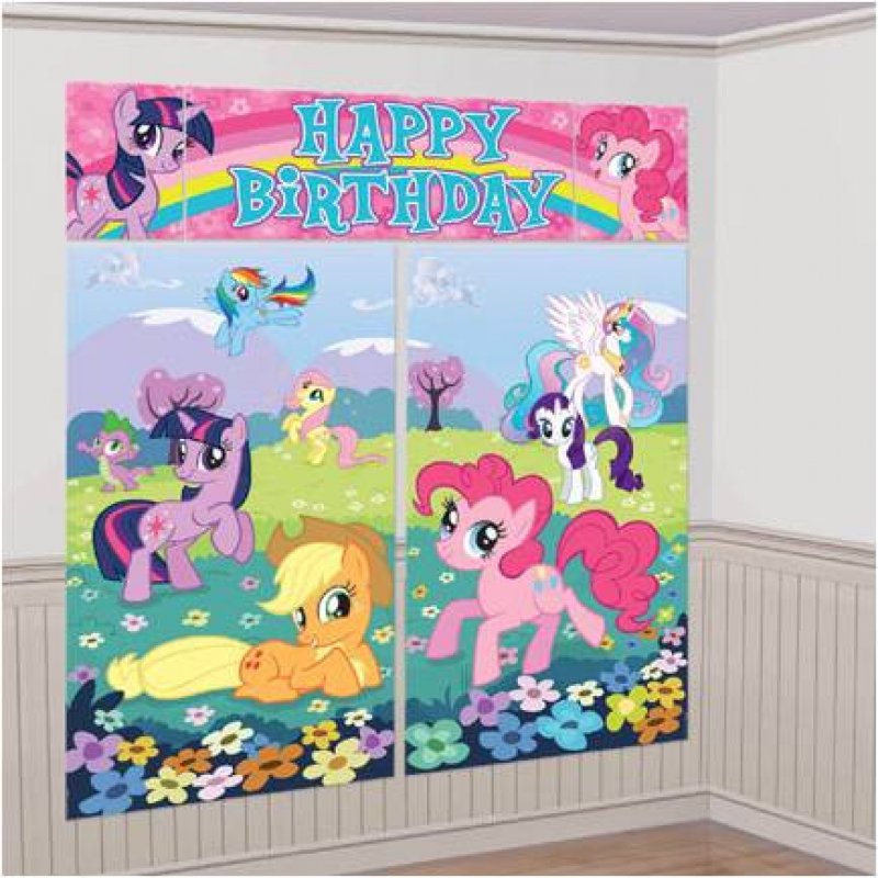Väggdekorering My Little Pony 5 delar