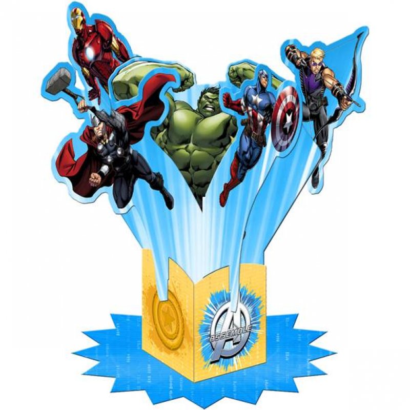Bordsdekoration Avengers