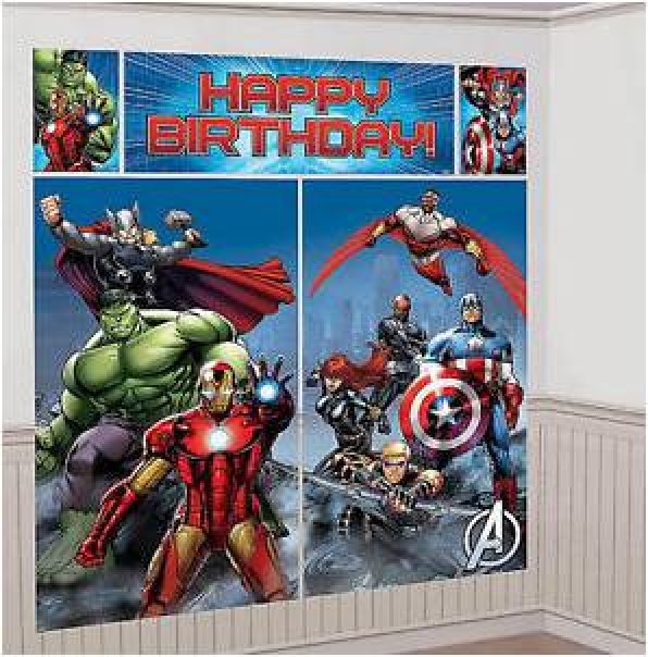 Väggdekoration Avengers 5 delar