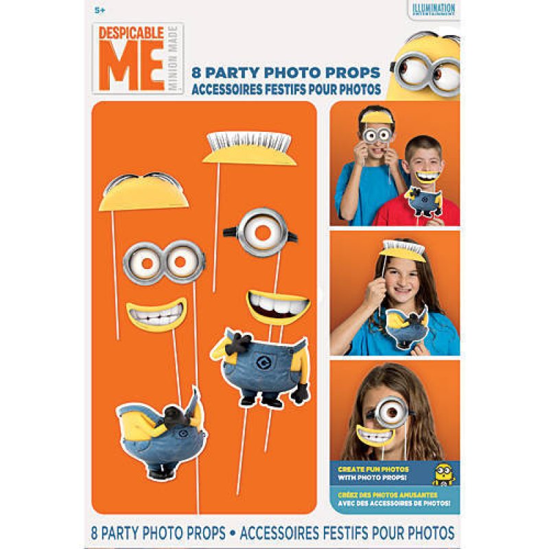 Fotorekvisita Minioner 8 delar