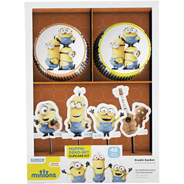 Muffinskit Minioner 48 delar