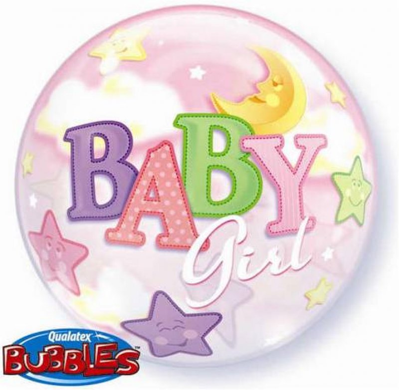 Bubblaballong baby girl