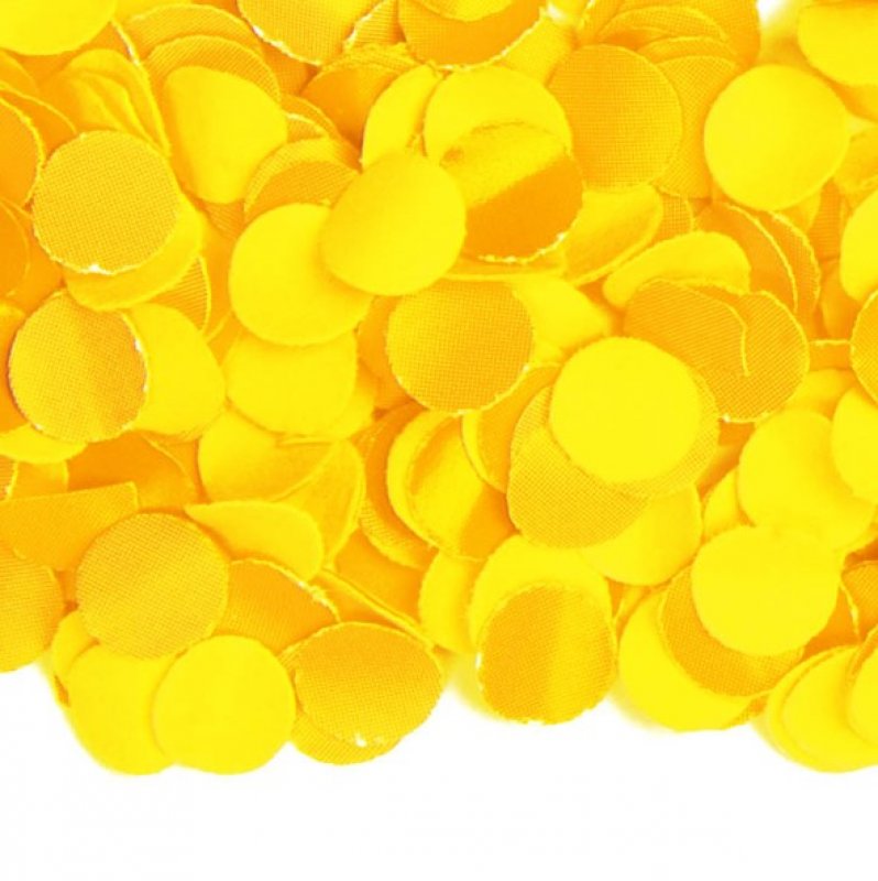 Papperskonfetti gul 100 gram