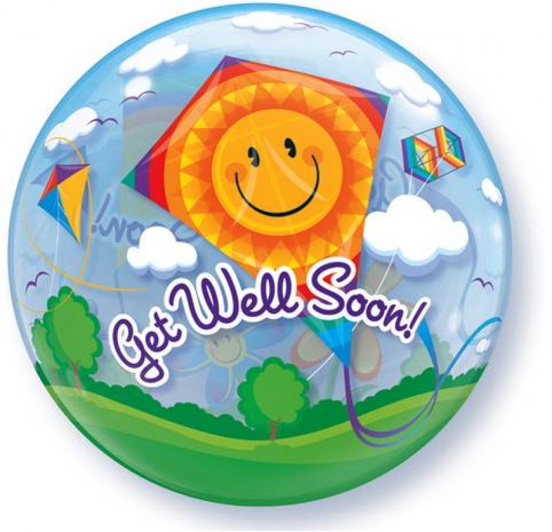 Bubblaballong Get well soon
