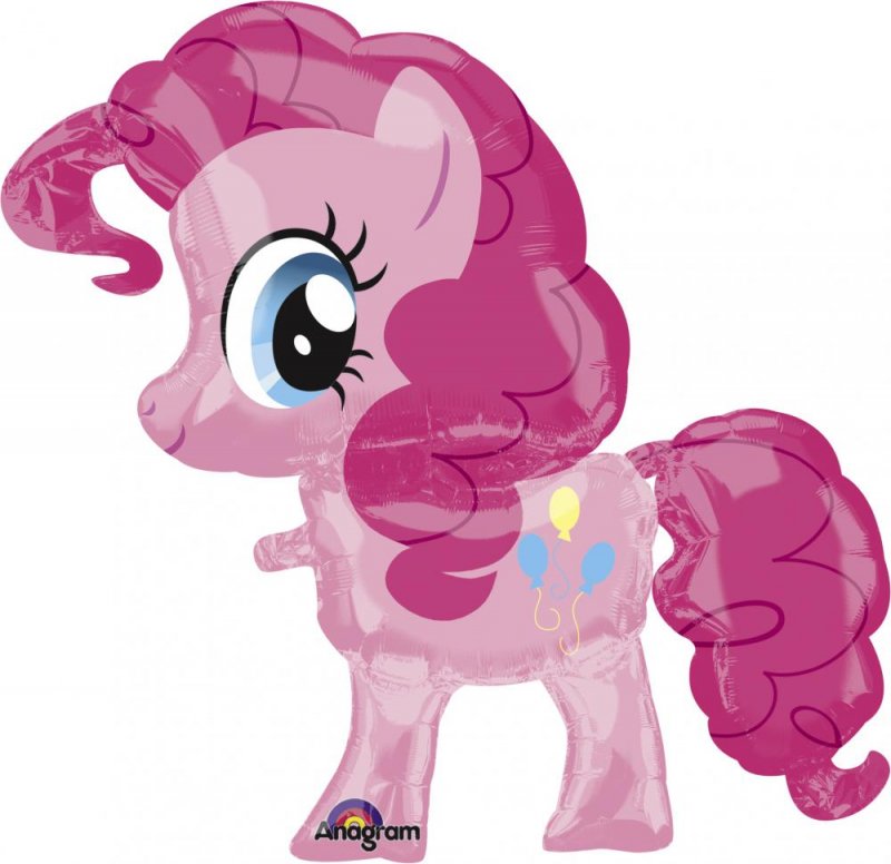 Heliumballong airwalker Pinkie Pie 66 x 73 cm