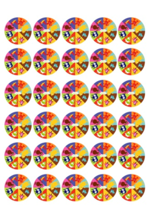 Muffinsbilder Babblarna i tårtbitar 30-pack