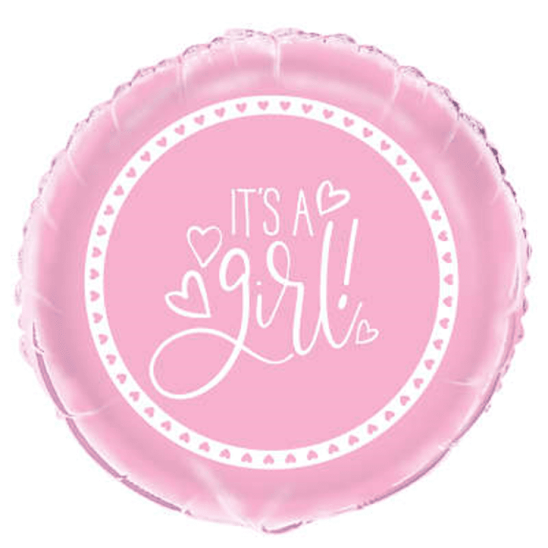 Baby shower rosa heliumballong