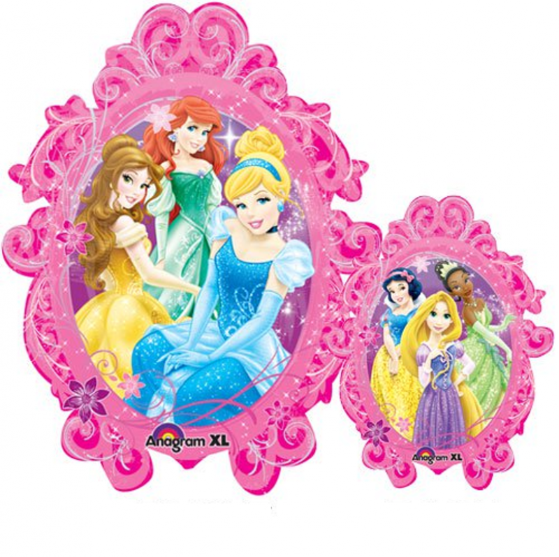 Heliumballong prinsessor, extra stor