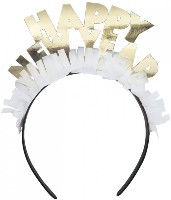 Diadem till nyår - HAPPY NEW YEAR - 4-pack