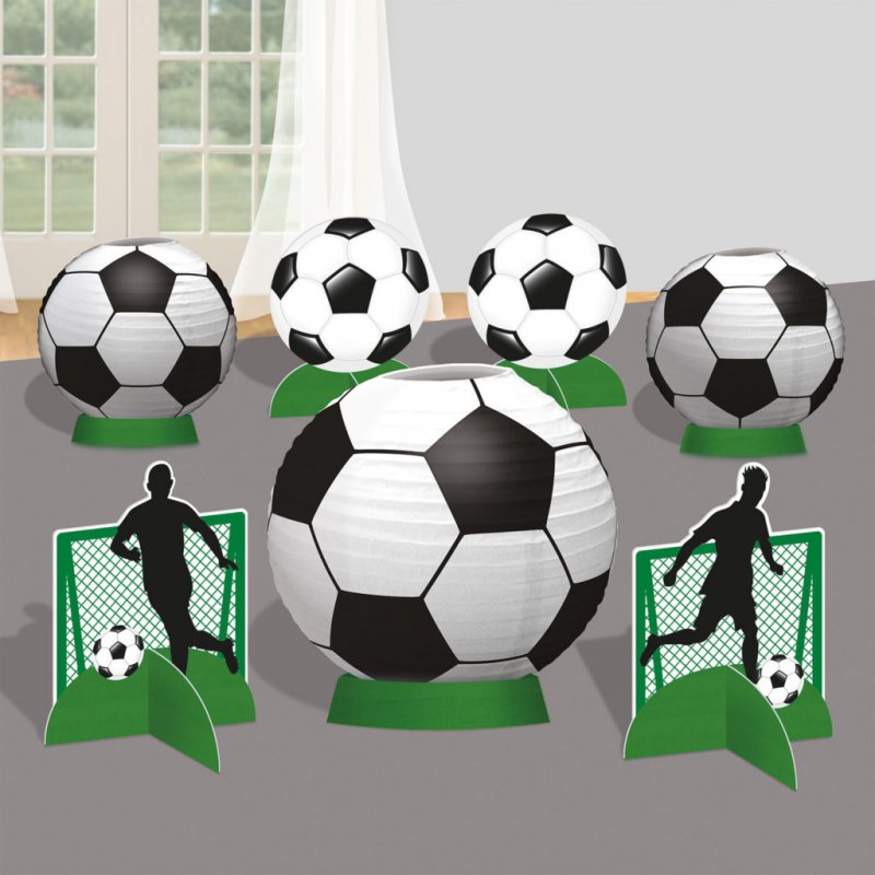 Bordsdekoration Fotboll 7 delar