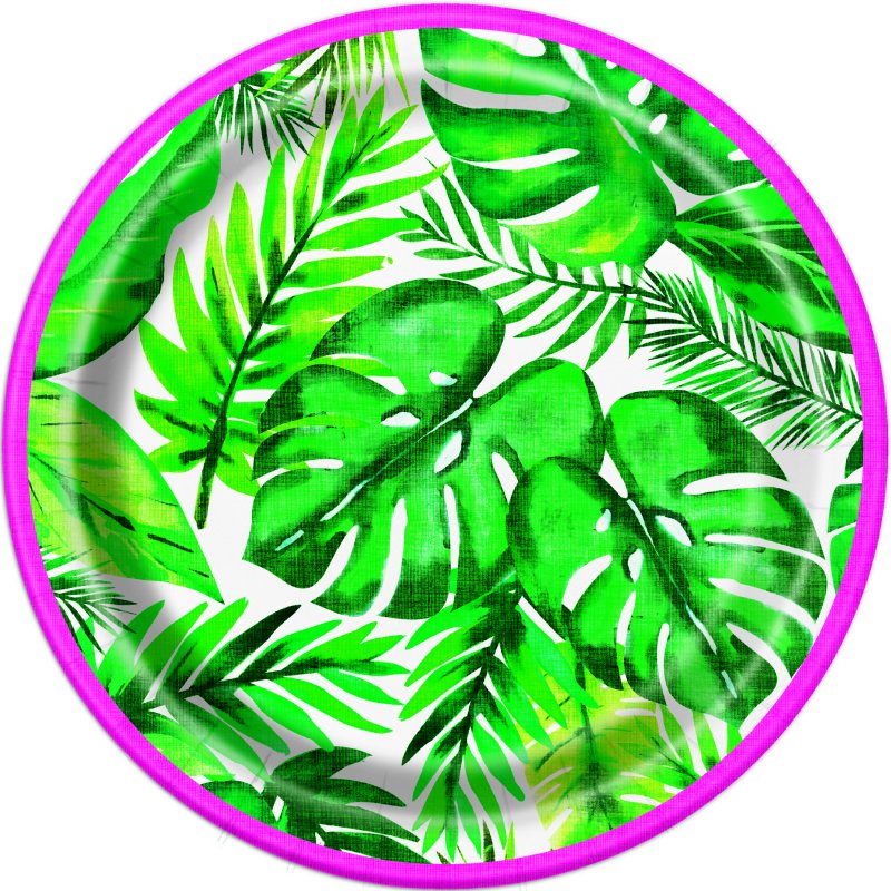 Assietter Luau / Hawaii 8-pack