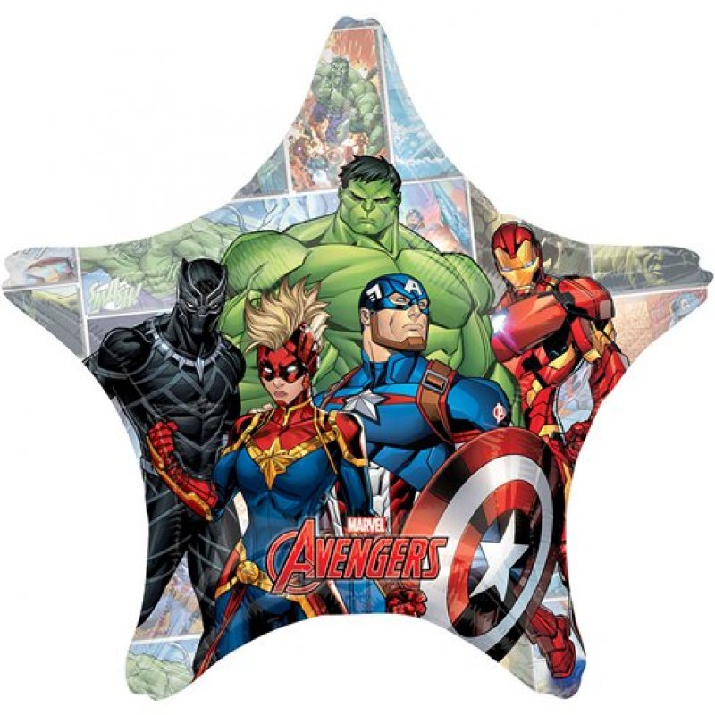 Heliumballong Avengers Stjärna