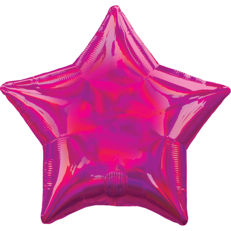 Holografisk heliumballong stjärna - rosa